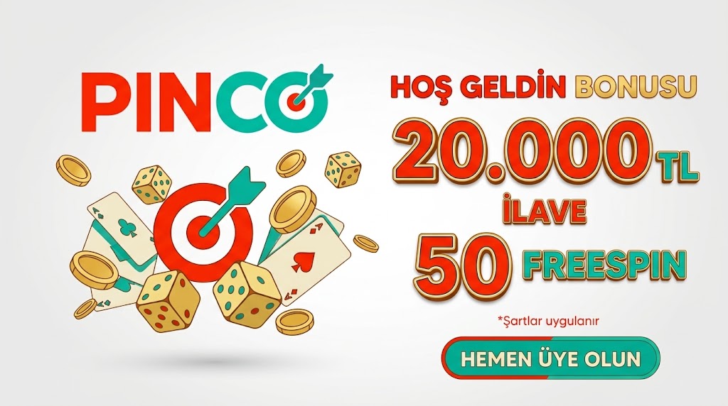 Pinco giriş oyun seçkisi ekranı